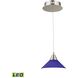 Cono LED 7 inch Satin Nickel Mini Pendant Ceiling Light