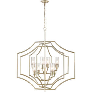 Cheswick 8 Light 36 inch Aged Silver Chandelier Ceiling Light
