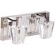 Capello 2 Light 12 inch Chrome Vanity Light Wall Light