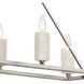 White Stone Linear Chandelier Ceiling Light