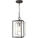 Salinger 1 Light 10 inch Charcoal with Satin Nickel Mini Pendant Ceiling Light
