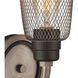 Glencoe 1 Light 6 inch Weathered Zinc with Oil Rubbed Bronze Vanity Light Wall Light