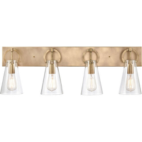 Gabby 4 Light 32 inch Brass Vanity Light Wall Light