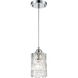 Ezra 1 Light 4.5 inch Polished Chrome Mini Pendant Ceiling Light