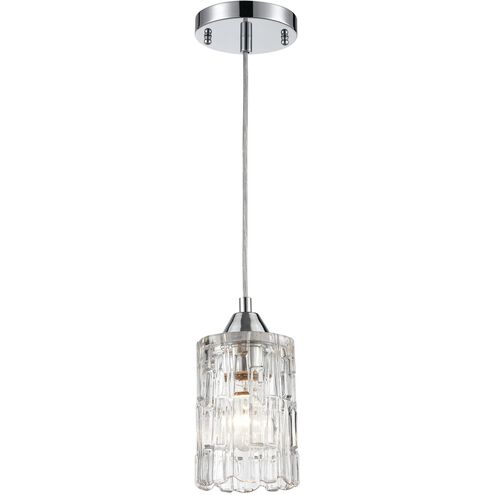 Ezra 1 Light 4.5 inch Polished Chrome Mini Pendant Ceiling Light