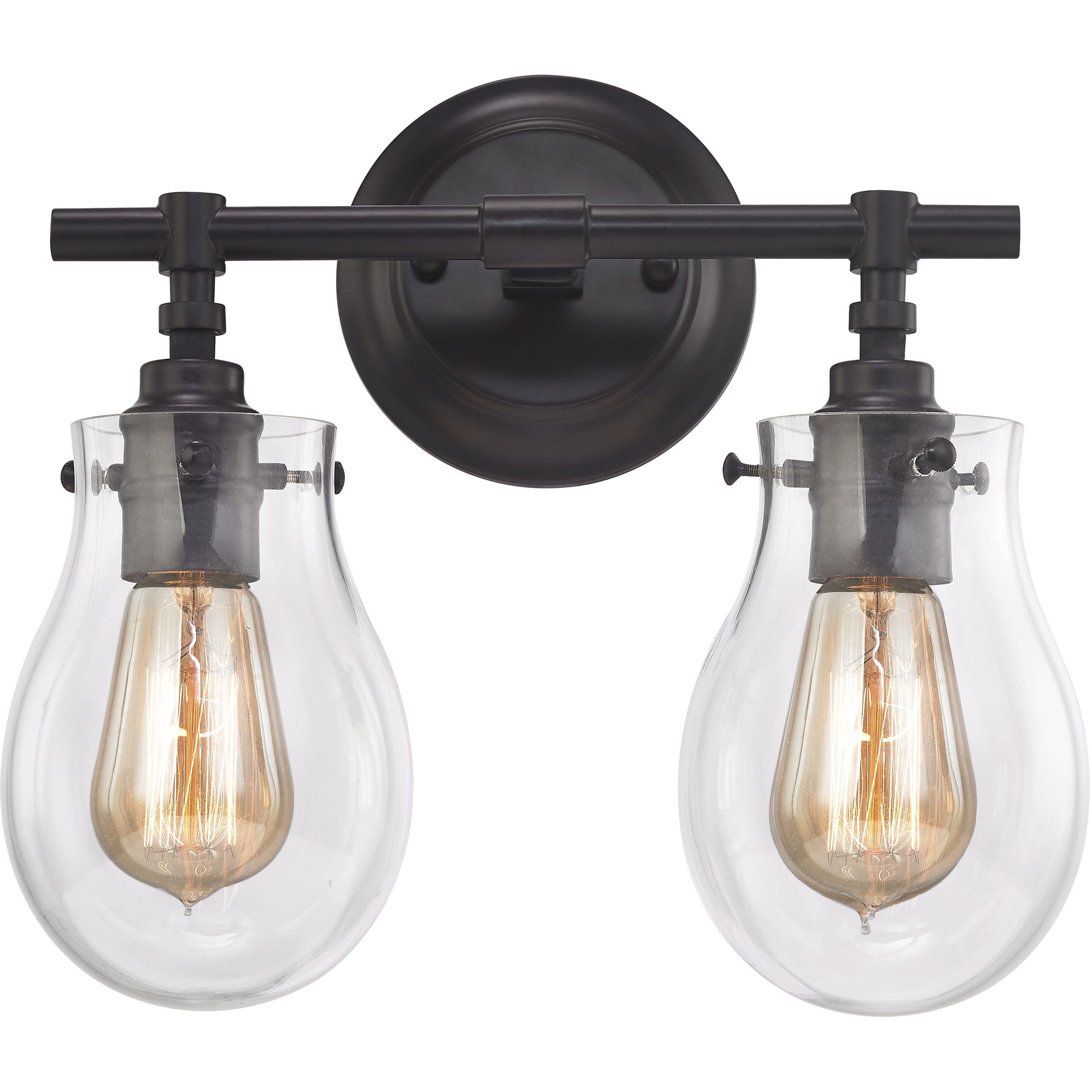 Jaelyn 2 Light 12.5 inch Oil Rubbed Bronze Vanity Light Wall Light