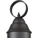 Onion 1 Light 19 inch Oil Rubbed Bronze Outdoor Post Light