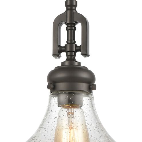Rutherford 1 Light 15 inch Oil Rubbed Bronze Pendant Ceiling Light
