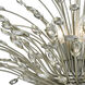 Mullica 6 Light 28 inch Aged Silver Chandelier Ceiling Light