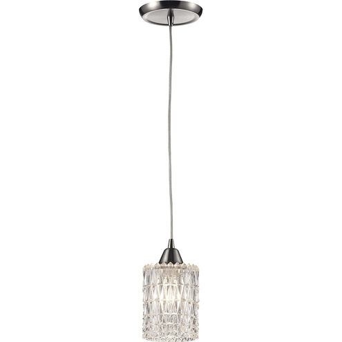 Kersey 1 Light 4 inch Satin Nickel Multi Pendant Ceiling Light, Configurable