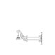 Mix-N-Match 1 Light 7 inch Tiffany Bronze Sconce Wall Light, No Shade