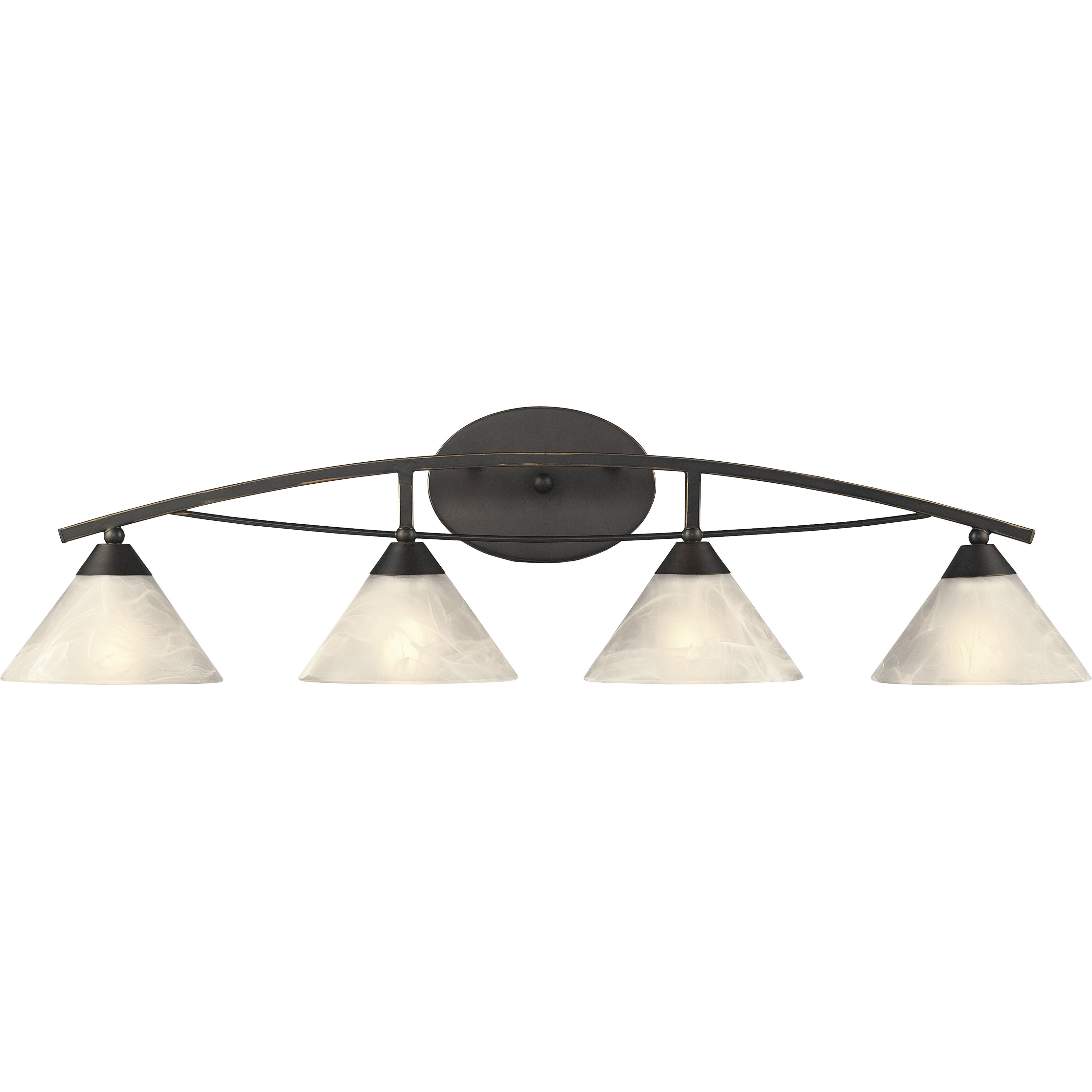 Oil rubbed bronze 4 light vanity discount