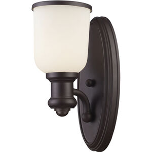Brooksdale 1 Light 5 inch Oiled Bronze Sconce Wall Light
