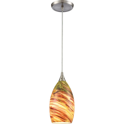 Collanino 1 Light 5 inch Satin Nickel Multi Pendant Ceiling Light, Configurable