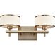 Utica LED 18 inch Satin Brass Vanity Light Wall Light