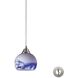 Mela 1 Light 6 inch Satin Nickel Multi Pendant Ceiling Light, Configurable