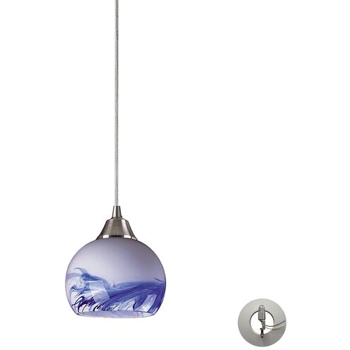 Mela 1 Light 6 inch Satin Nickel Multi Pendant Ceiling Light, Configurable