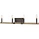 Transitions 4 Light 32 inch Oil Rubbed Bronze with Aspen Vanity Light Wall Light