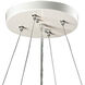 Novelty 2 Light 22 inch Silver with Multicolor Linear Chandelier Ceiling Light in Incandescent, Hockey Arena Motif