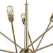 Delphine 14 Light 38 inch Satin Brass Chandelier Ceiling Light