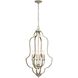 Lanesboro 6 Light 18 inch Dusted Silver Pendant Ceiling Light