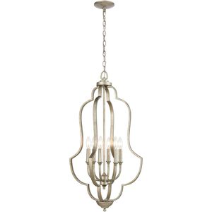 Lanesboro 6 Light 18 inch Dusted Silver Pendant Ceiling Light