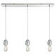 Socketholder Linear Mini Pendant Ceiling Light in 3