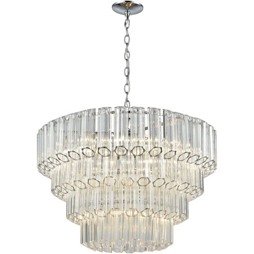 Carrington 7 Light 26 inch Polished Chrome Chandelier Ceiling Light