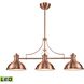 Chadwick Linear Chandelier Ceiling Light in LED