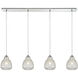 Victoriana 4 Light 46 inch Polished Chrome Mini Pendant Ceiling Light in Linear, Linear