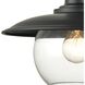Jackson 1 Light 11 inch Matte Black Outdoor Wall Sconce