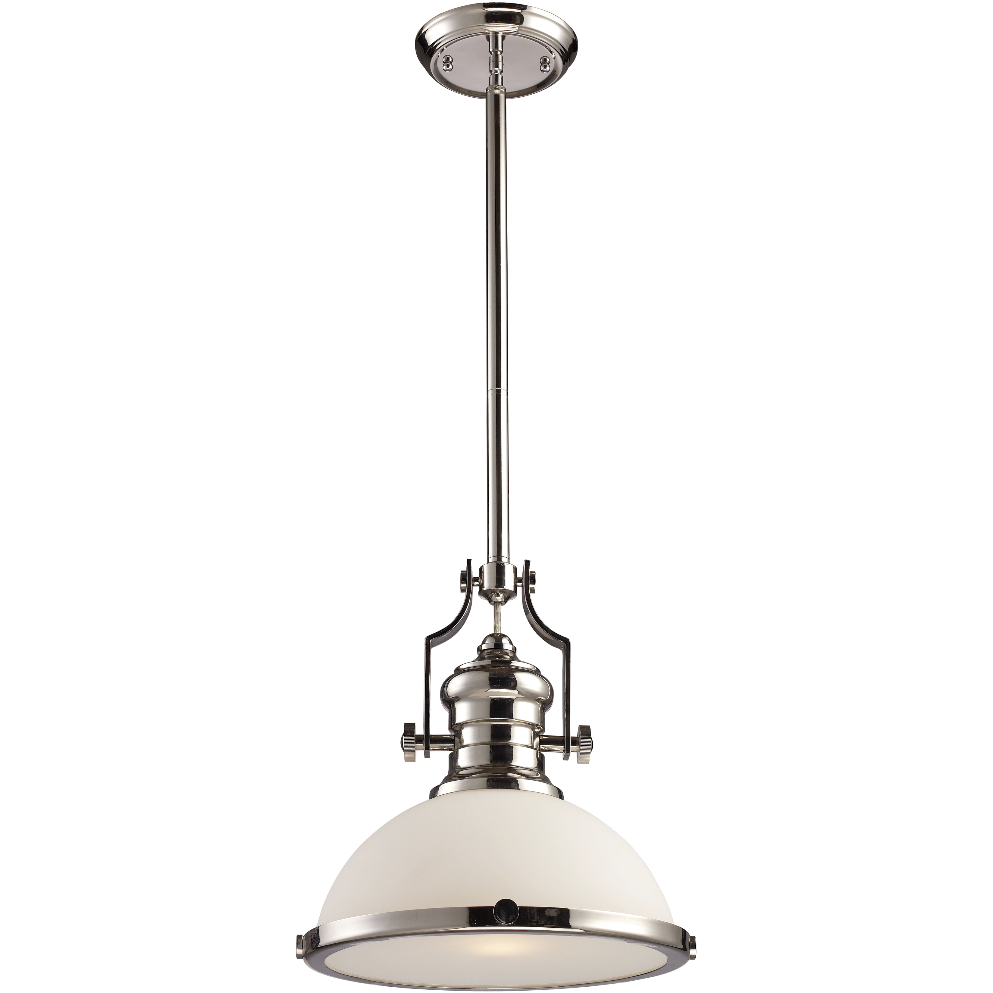 ELK 66113-1 Chadwick 1 Light 13 inch Polished Nickel Pendant