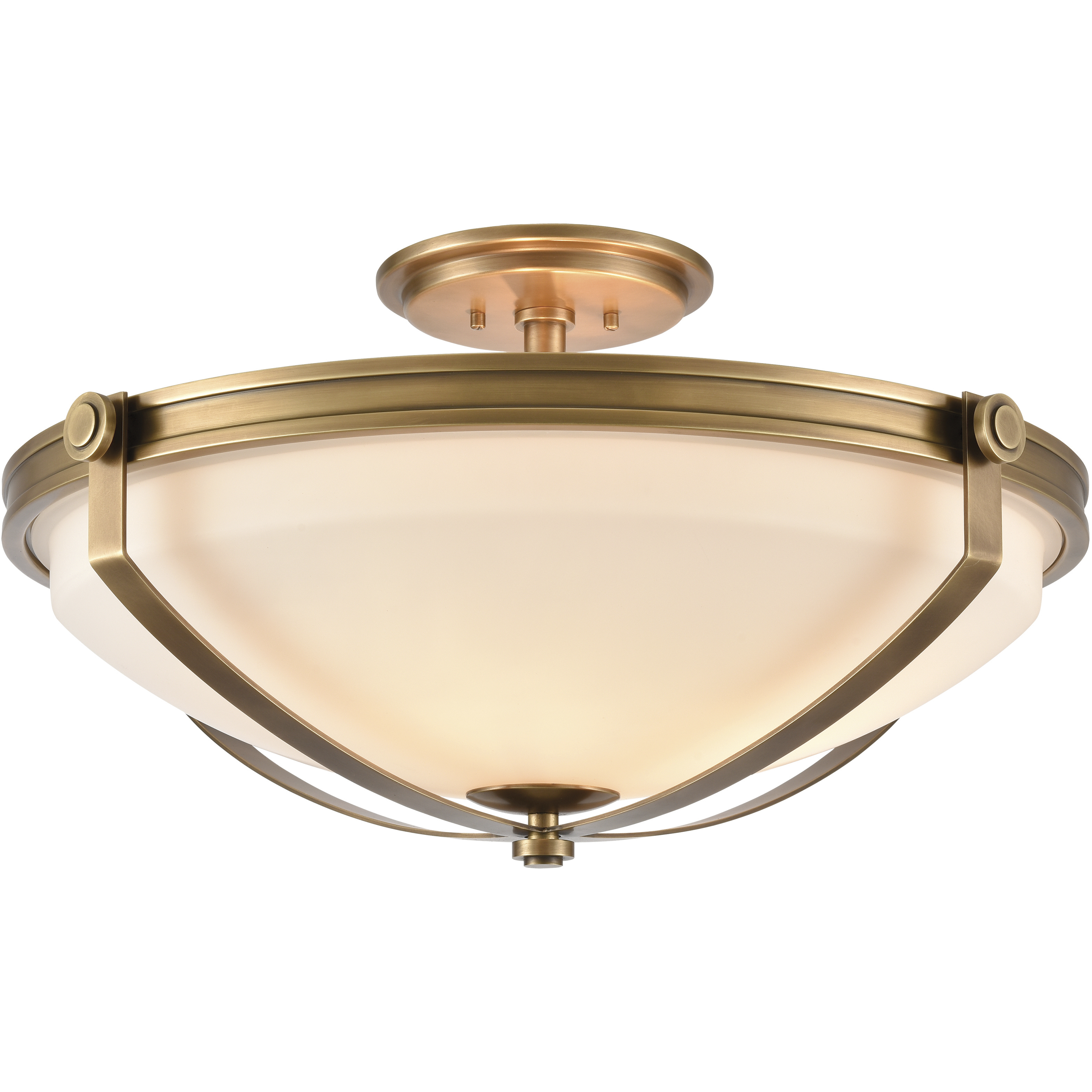 ELK 89116 4 Connelly 4 Light 23 inch Natural Semi Flush Mount Ceiling Light