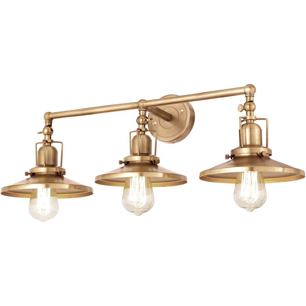 Antique brass outlet bathroom vanity lights