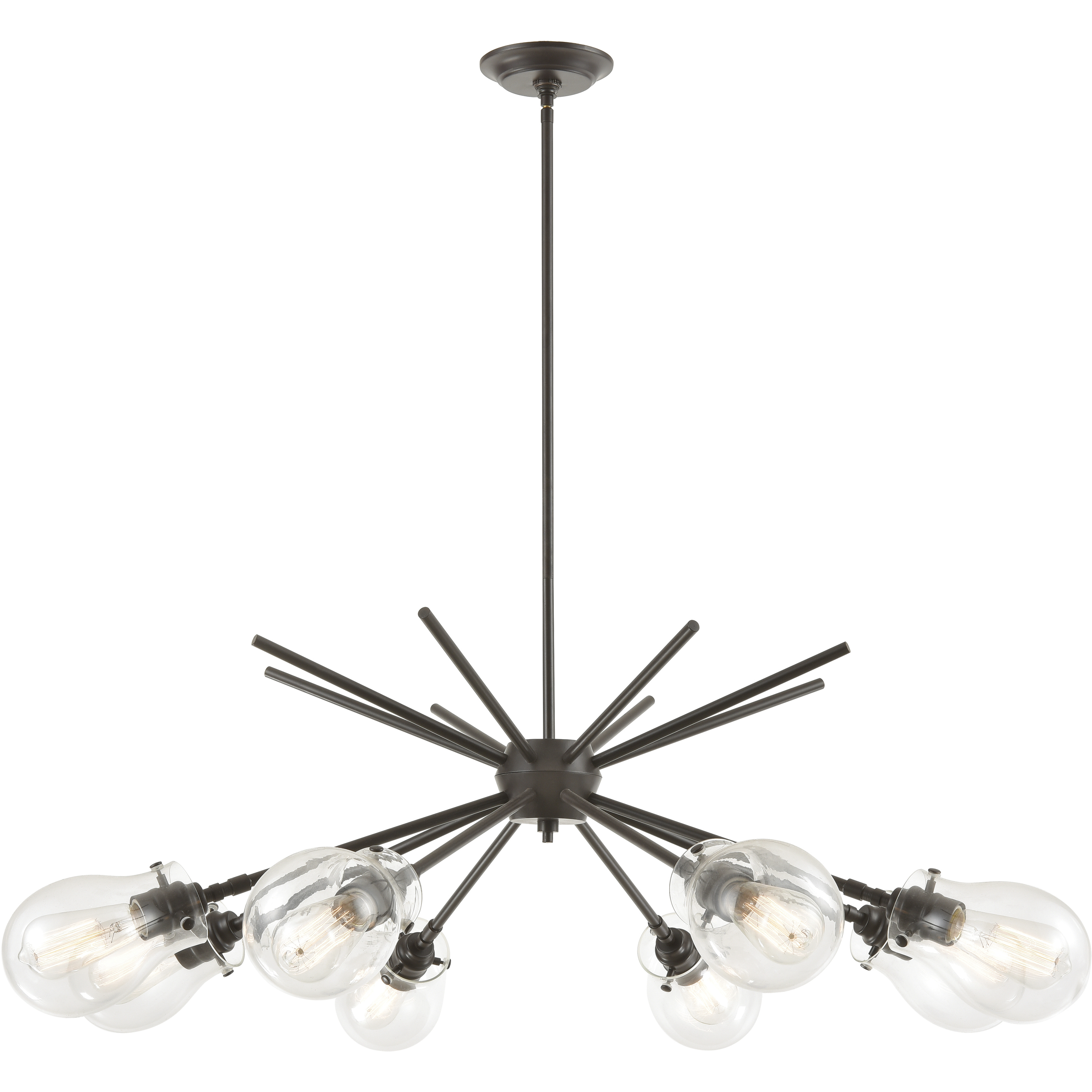 Jaelyn 8 Light 40 inch Oil Rubbed Bronze Chandelier Ceiling Light